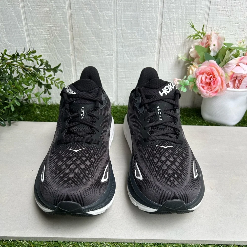 HOKA Clifton 9 Rubber-Trimmed Mesh Running Sneakers men size 14D NEW/no box